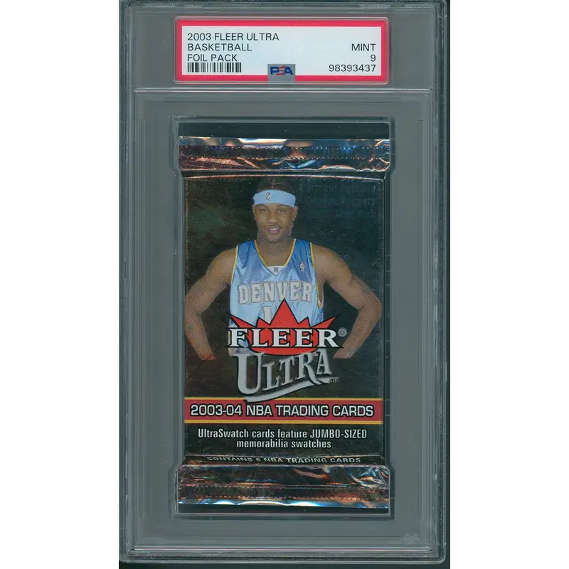 2003 2003/04 Fleer Ultra Basketball Unopened Pack PSA 9 *3437