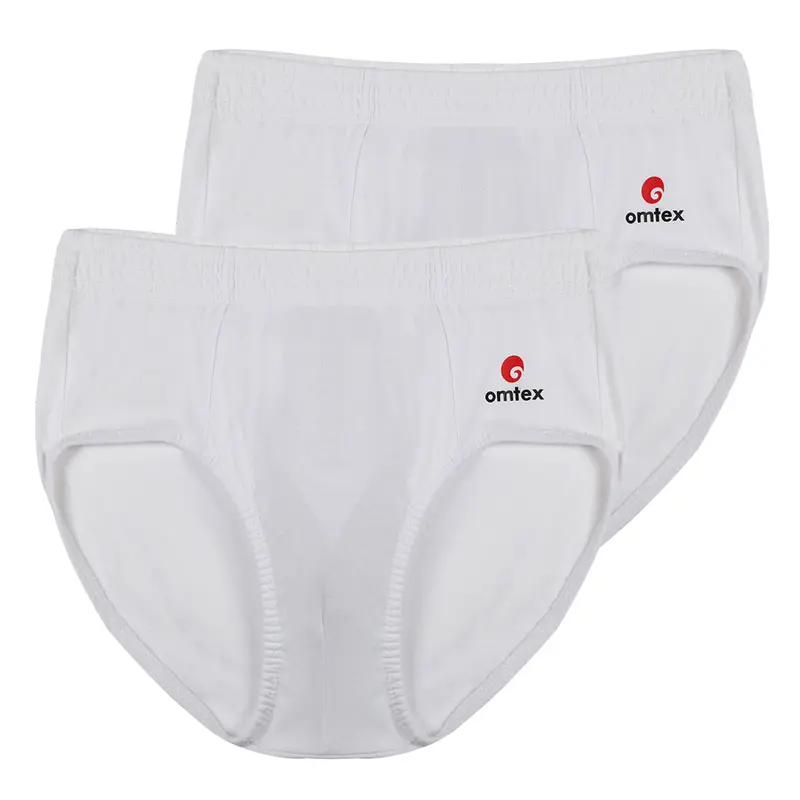 Cricket Sports Brief White P2 Men'S Omtex | Kibi Sports