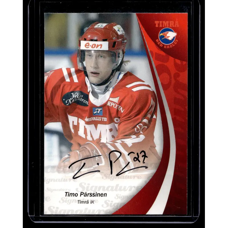 2006-07 SHL Signatures - Timo Parssinen