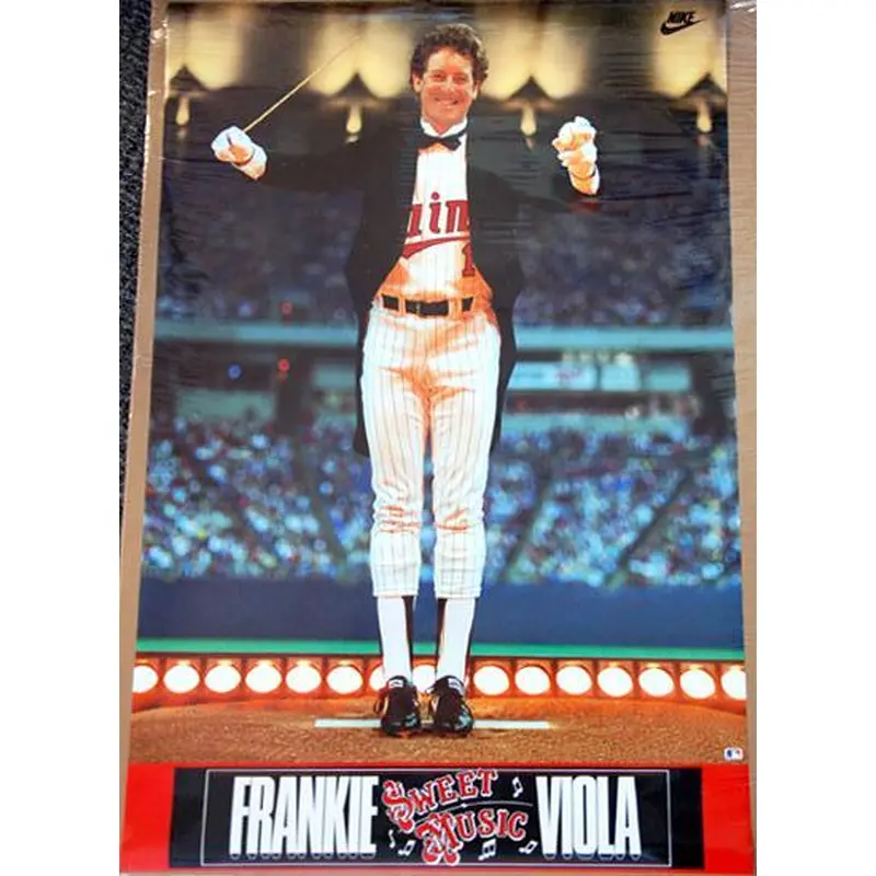 Frank Viola "Sweet Music" Minnesota Twins Poster - Nike 1988
