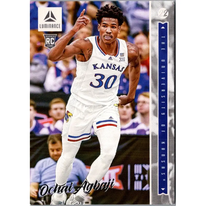 2022 Panini Chronicles Draft Picks Luminance Ochai Agbaji #45