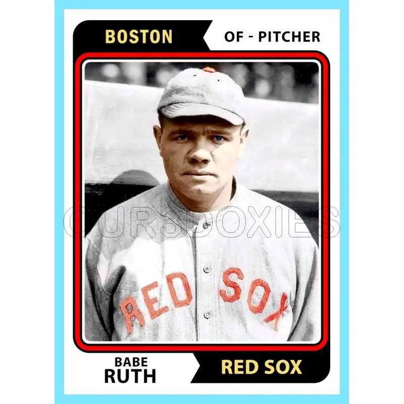 Babe Ruth 1974 Topps Custom Card - 4822