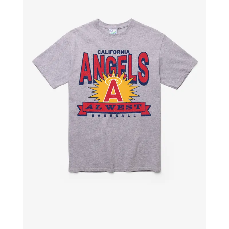 LOS ANGELES ANGELS COOPERSTOWN TWELVE SIX VINTAGE '47 TUBULAR TEE