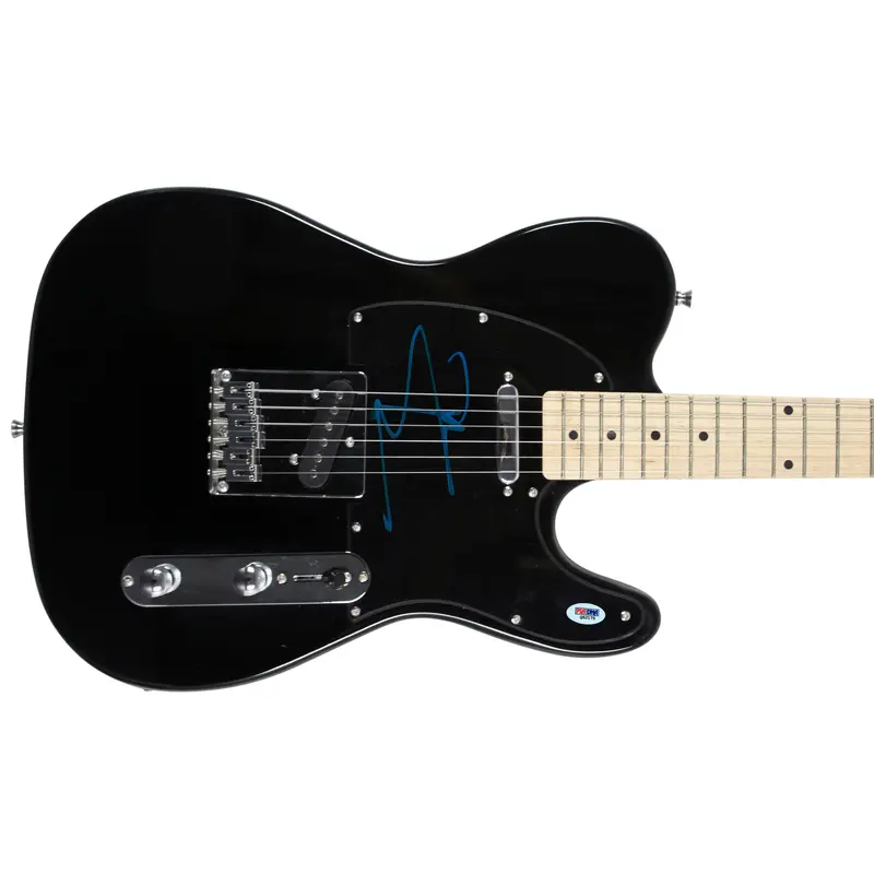 Pete Townshend The Who Authentic Signed Black Electric Guitar PSA/DNA #Q52175