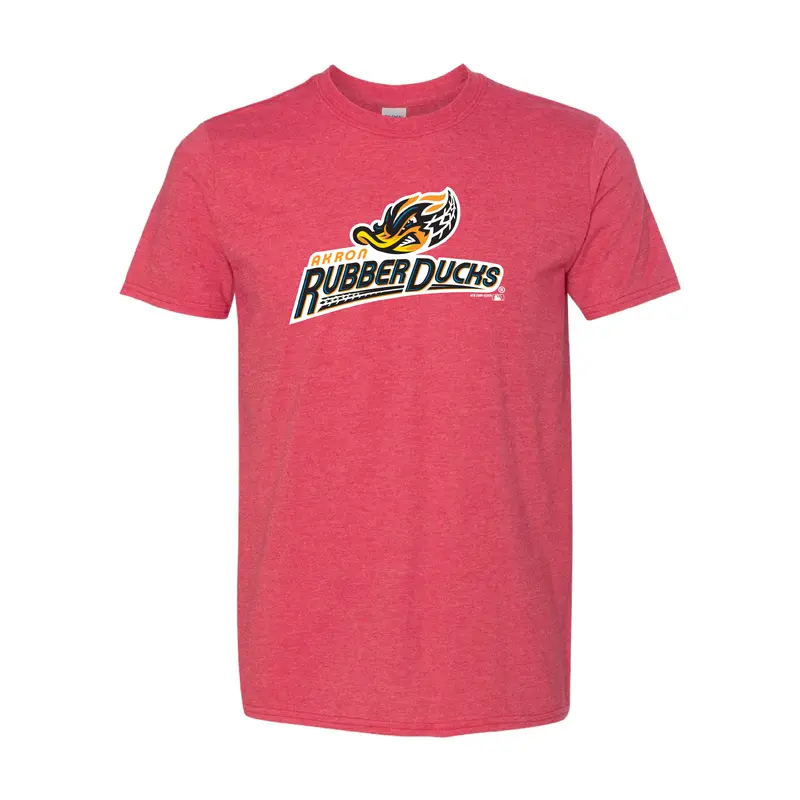Primary Logo Heather Red Tee