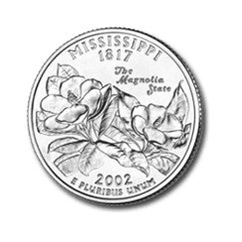 Mississippi State Quarter #20 (2002)- D uncirculated - us mint
