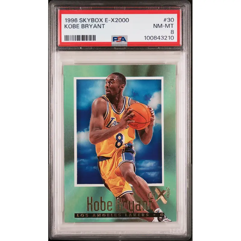 Kobe Bryant 1996 Skybox E-X2000 RC #30 PSA 8 Nm-Mint 3210