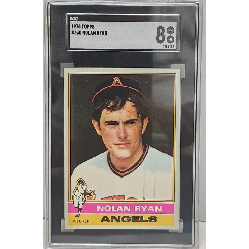Nolan Ryan 1976 Topps #330 1976 Topps SGC 8 Nm-Mint