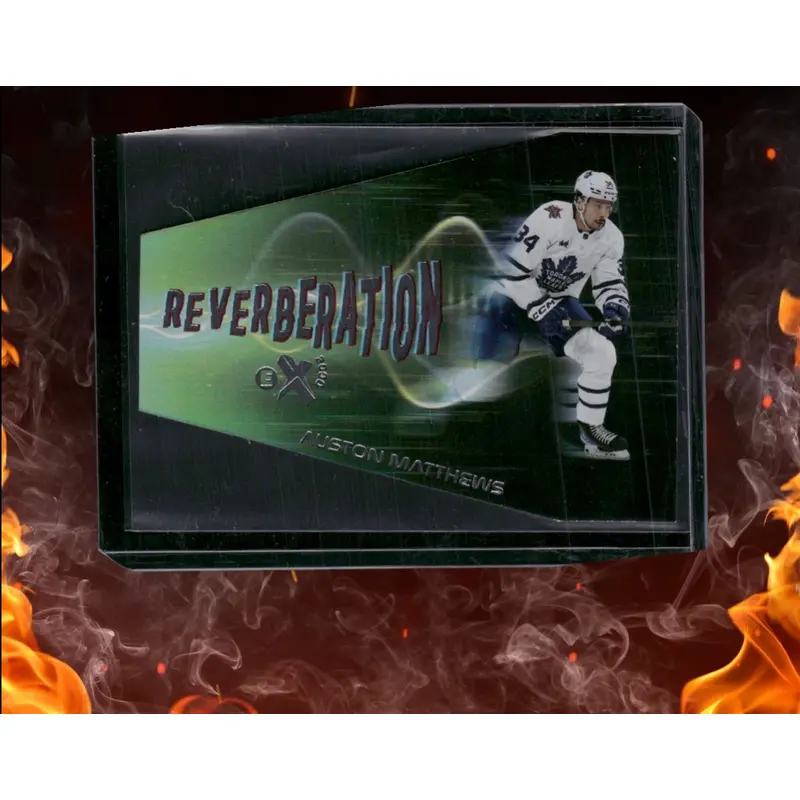 2023-24 SkyBox EX 2000 Auston Matthews Reverberation Die-Cut SP #RVB-5