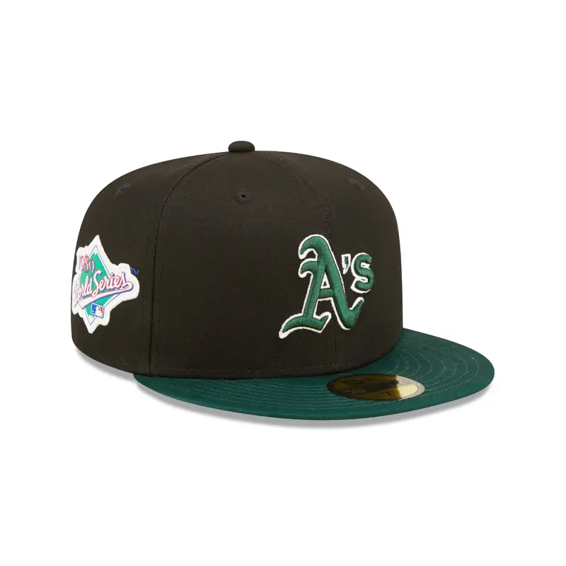 59Fifty Fitted Cap Oakland Athletics World Series 1989 - Black/Green