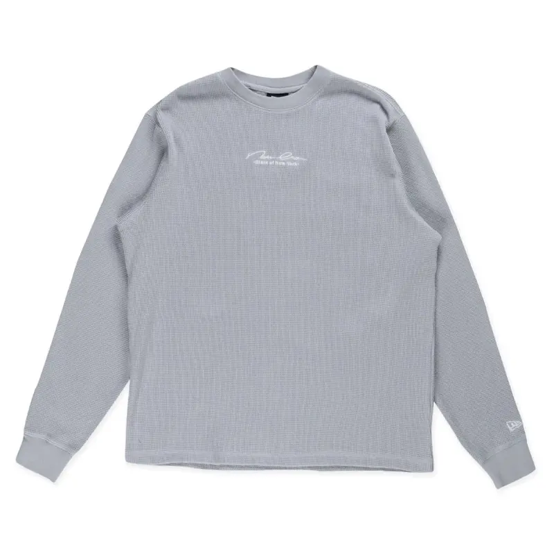 New Era Basic Grey Long Sleeve T-Shirt