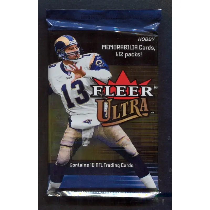 2002 Fleer Ultra Football Unopened Pack (Hobby) (10)