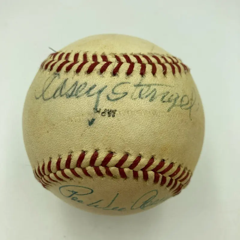 Casey Stengel Signed Baseball With JSA COA