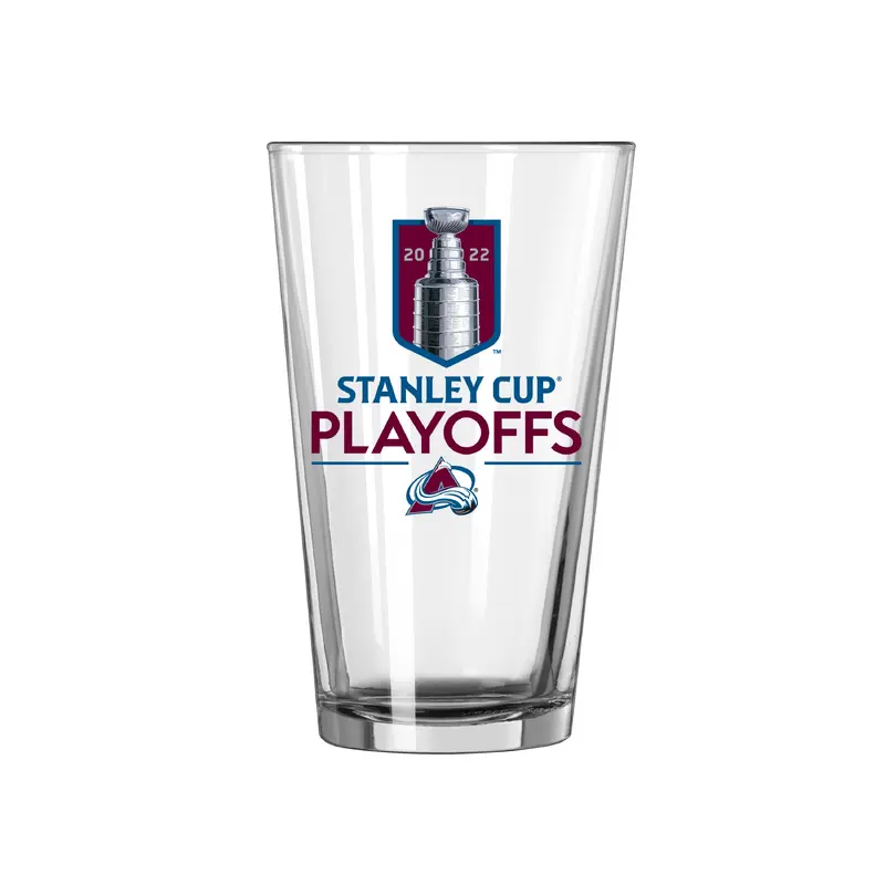 Colorado Avalanche 2022 Stanley Cup Playoffs 16oz Pint Glass