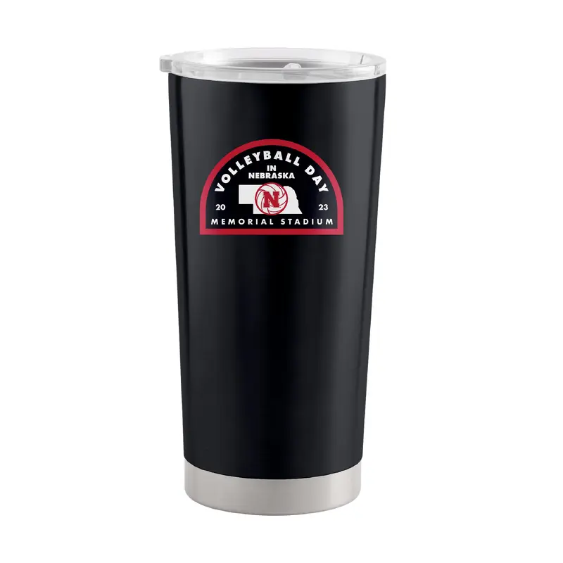 Nebraska 2023 Volleyball Day 20oz Stainless Tumbler