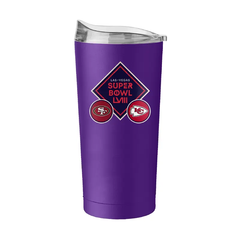 Super Bowl 58 20oz Dueling Powder Coat Tumbler