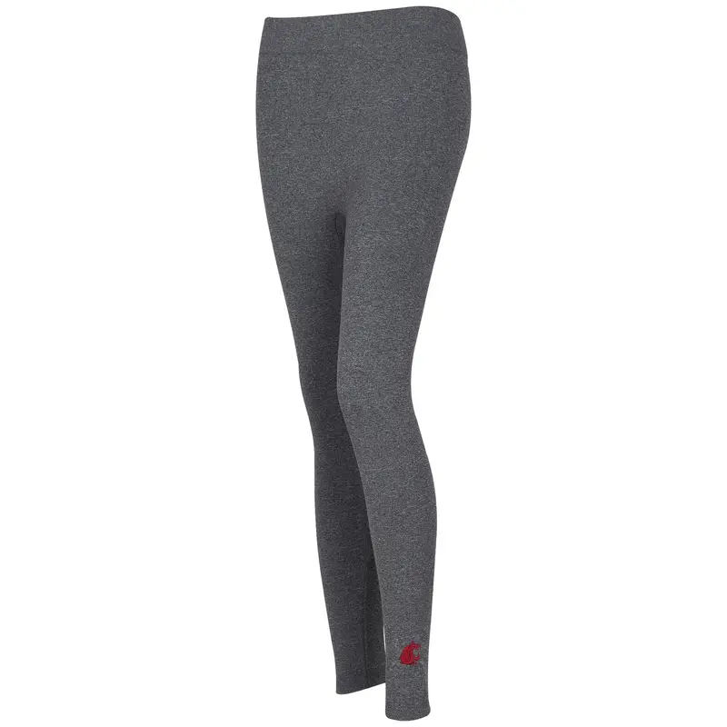 WSU Grey Fleece Leggings