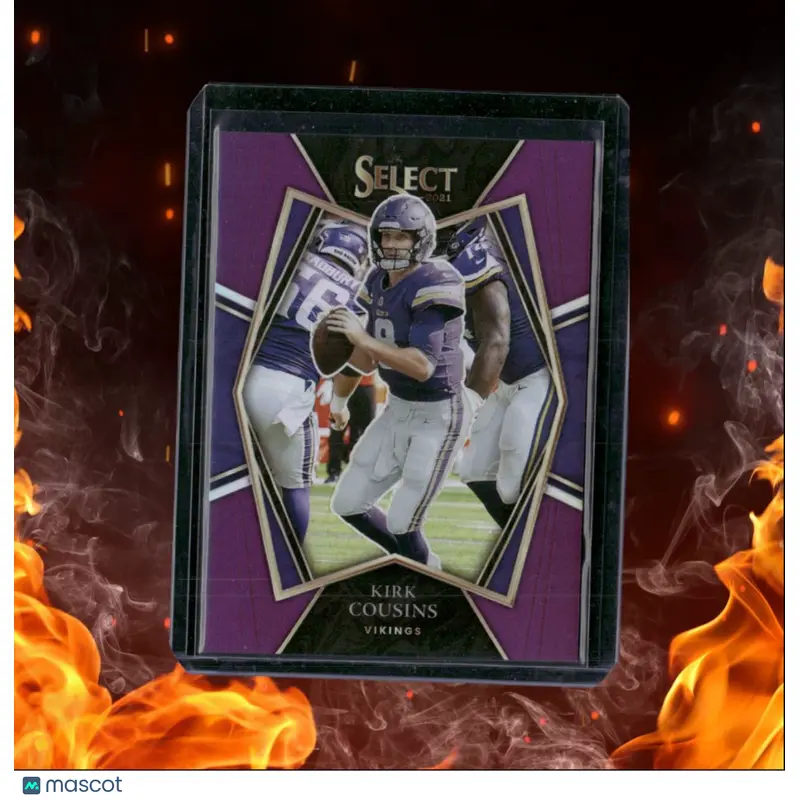 2021 Panini Select Kirk Cousins Purple Prizm 26/75 #123