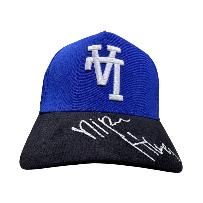 CASHED OUT HATS BLUE LOS ANGELES NIPSEY HUSSLE SNAPBACK HAT CASHEDLA BLUE