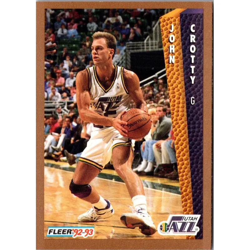 1992 Fleer John Crotty #433 Rookie