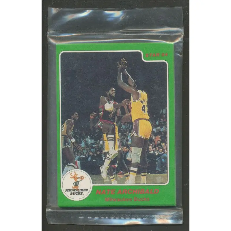 1984/85 Star Basketball Arena Bucks Complete Bagged Set