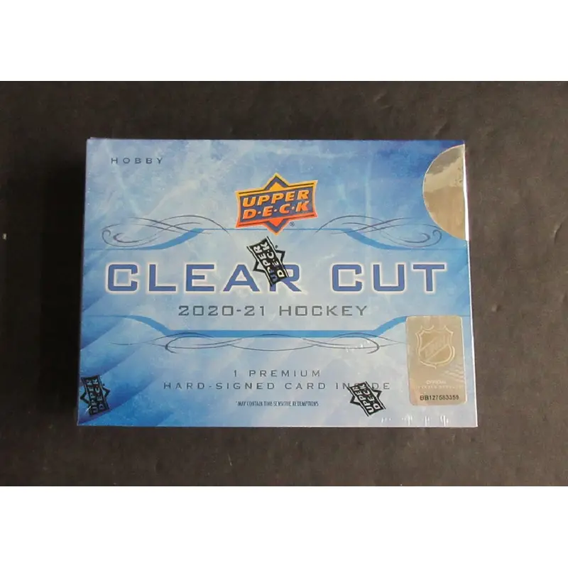 2020/21 Upper Deck Clear Cut Hockey Box (Hobby)