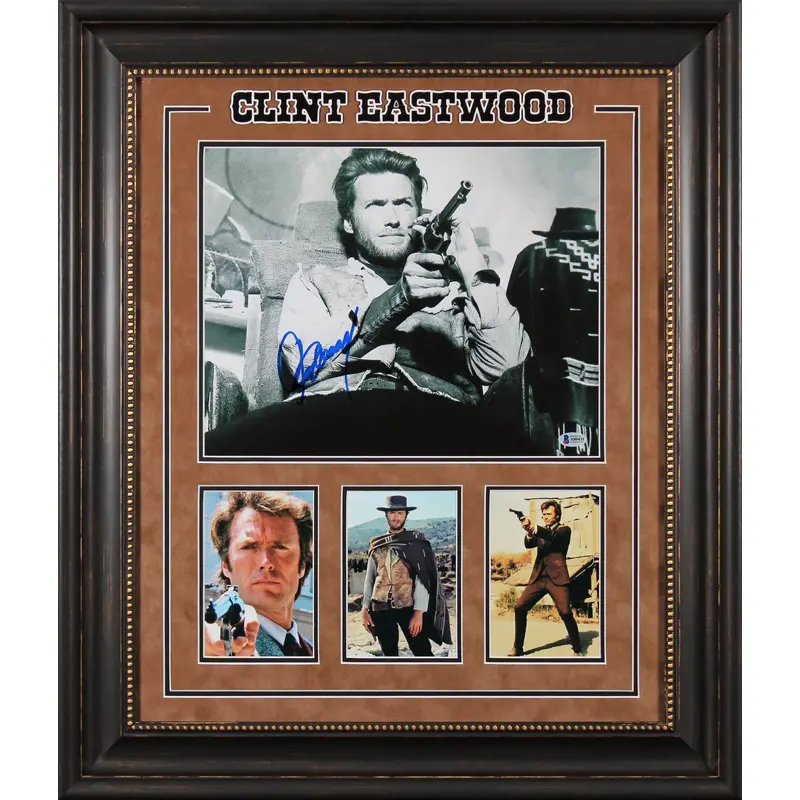 Clint Eastwood Authentic Signed 11x14 Framed Photo Autographed BAS #A80431