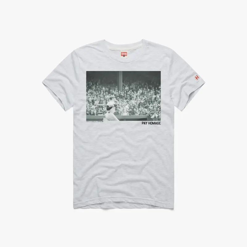 Mickey Mantle Pay Homage