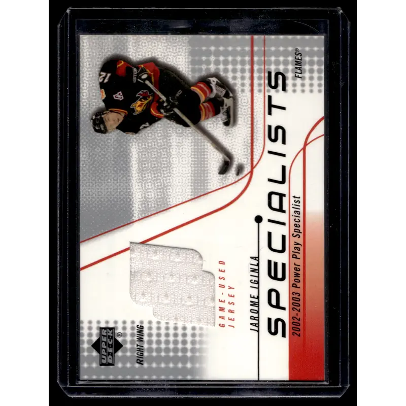 2002-03 Upper Deck - Specialists - Jarome Iginla #S-JI