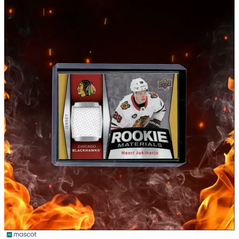 2018-19 Upper Deck Henri Jokiharju Materials Rookie Auto #RM-HJ