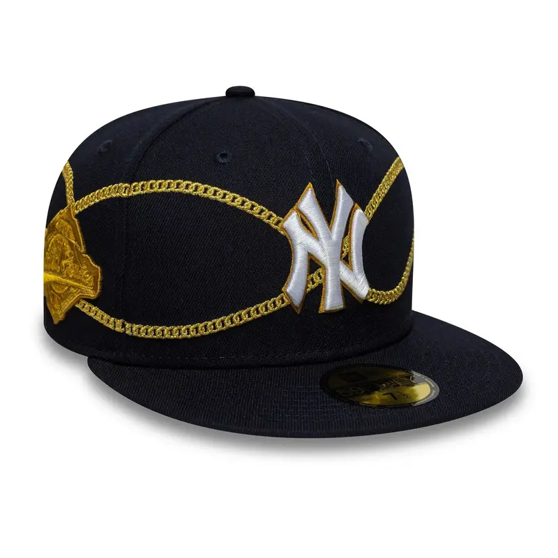 New Era - 59FIFTY - New York Yankees - MLB CHAIN WRAP - Navy
