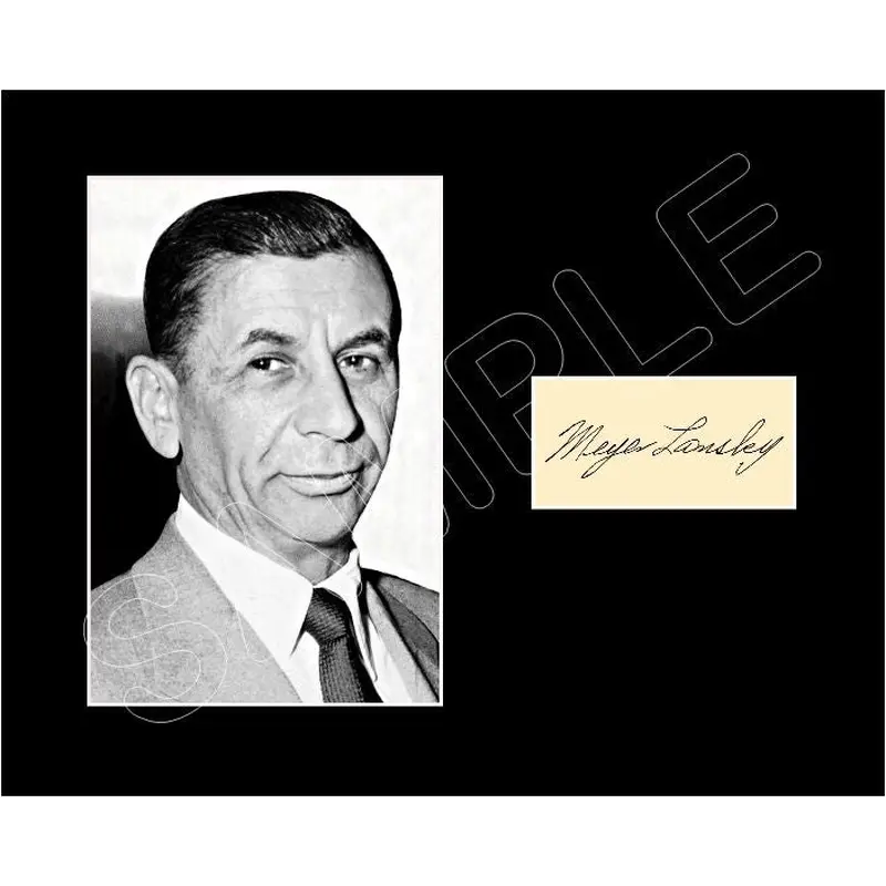 Meyer Lansky Matted Photo Display 8X10 - 2840