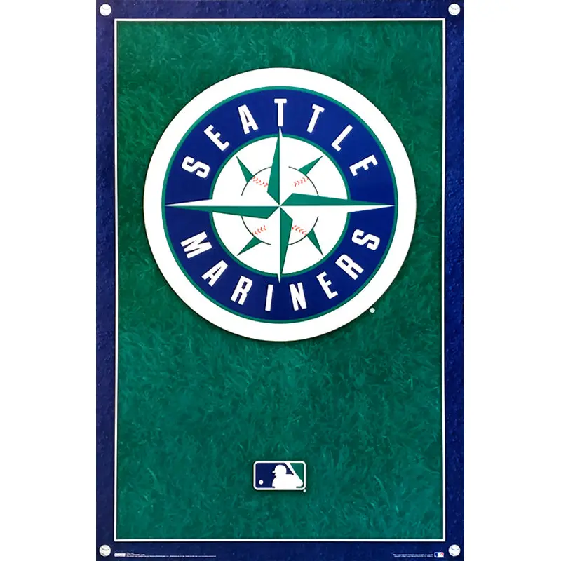 Seattle Mariners Official MLB Baseball Team Logo Poster - Costacos Sports