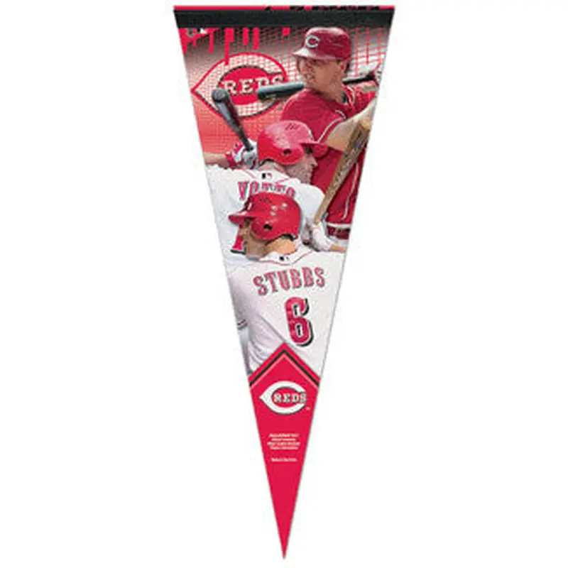 Cincinnati Reds "Sluggers" (Bruce, Votto, Stubbs) Premium Pennant