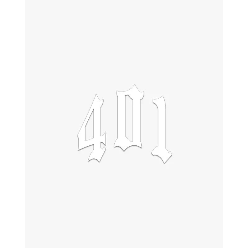 THE (401) VANQUISH PREMIUM DECAL