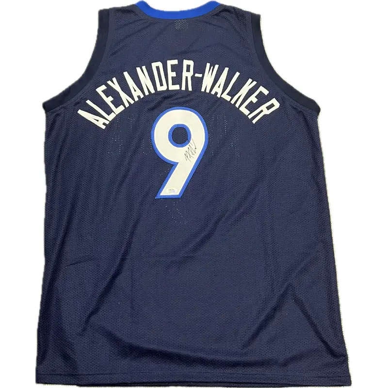 Nickeil Alexander-Walker Signed Jersey PSA/DNA Timberwolves Autographed