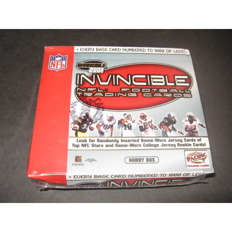 2001 Pacific Invincible Football Box (Hobby)