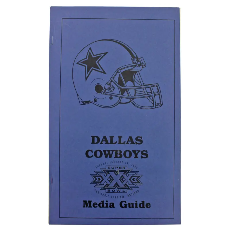 Dallas Cowboys Super Bowl XXX Media Guide