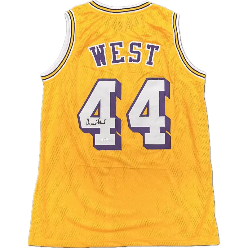 Jerry West signed jersey PSA/DNA Los Angeles Lakers Autographed