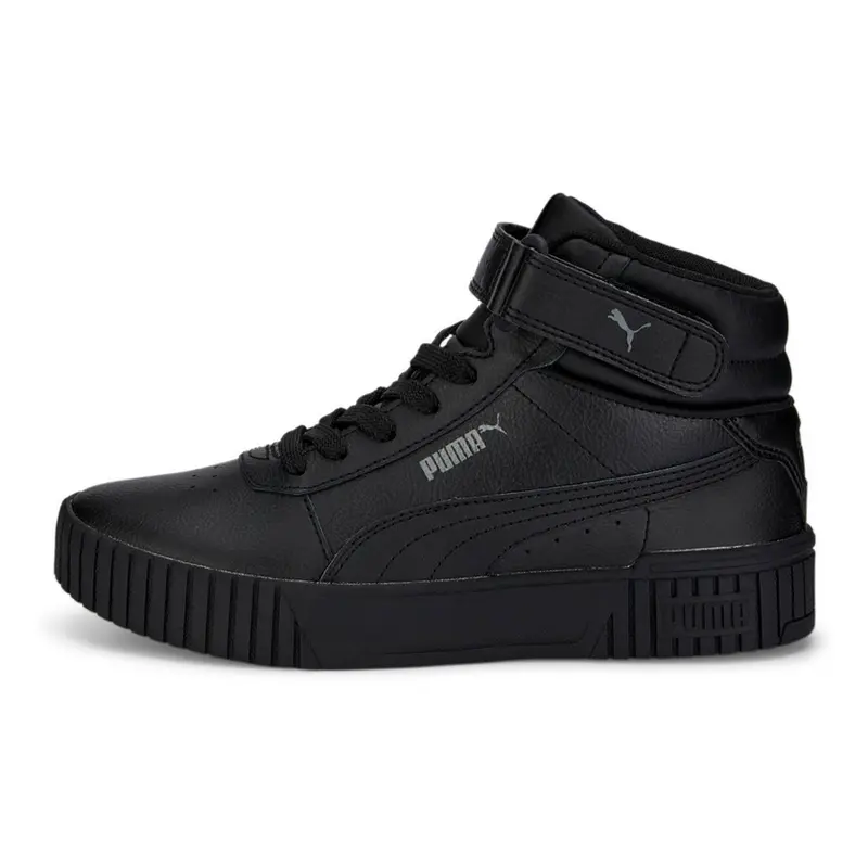 PUMA UNISEX JUNIOR BLACK SHOE CARINA 2.0 MID JR 387376 01J