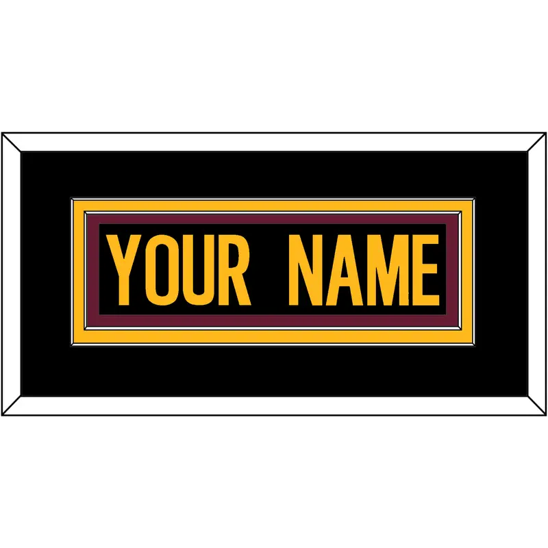 Washington Nameplate - Alternate Black - Double Mat 2