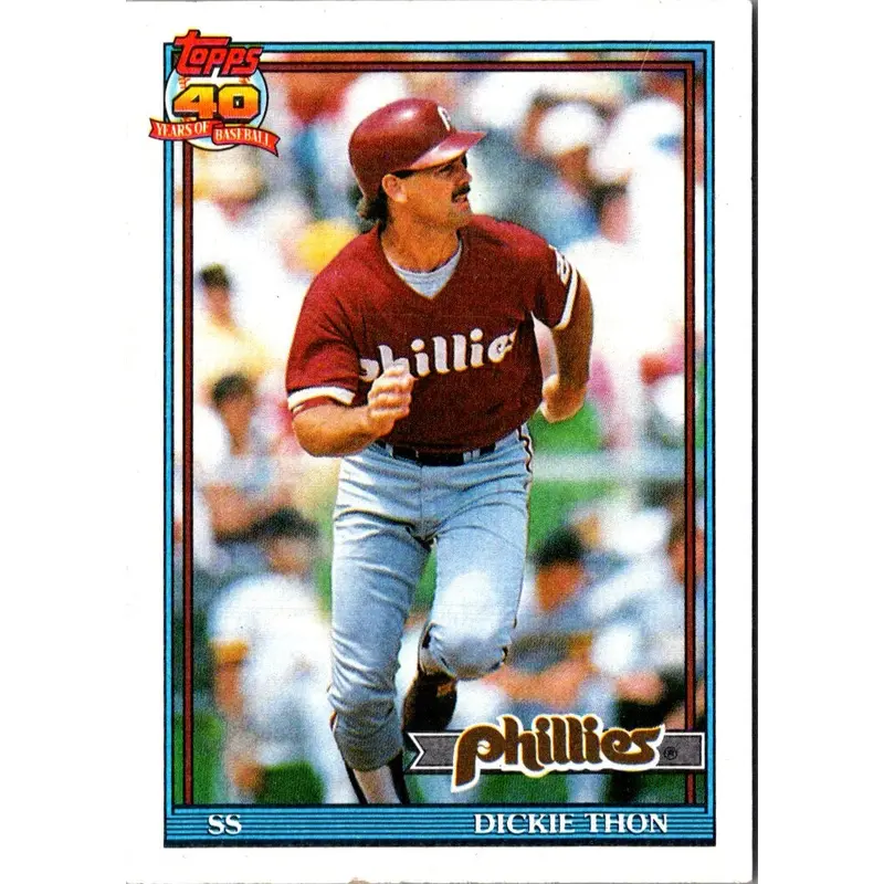 1991 Topps Dickie Thon #439