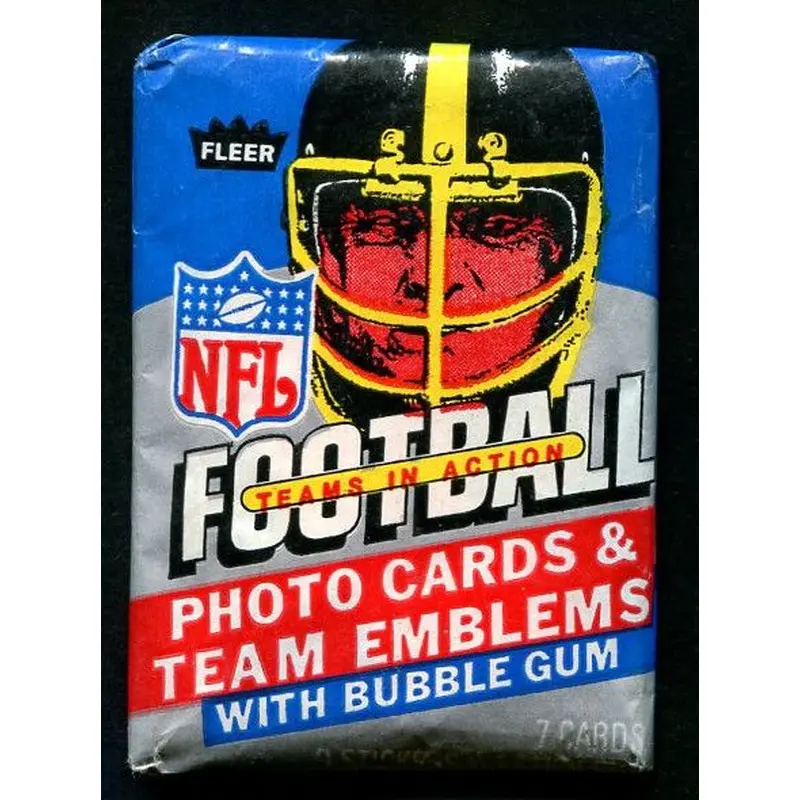 1984 Fleer Football Unopened Wax Pack