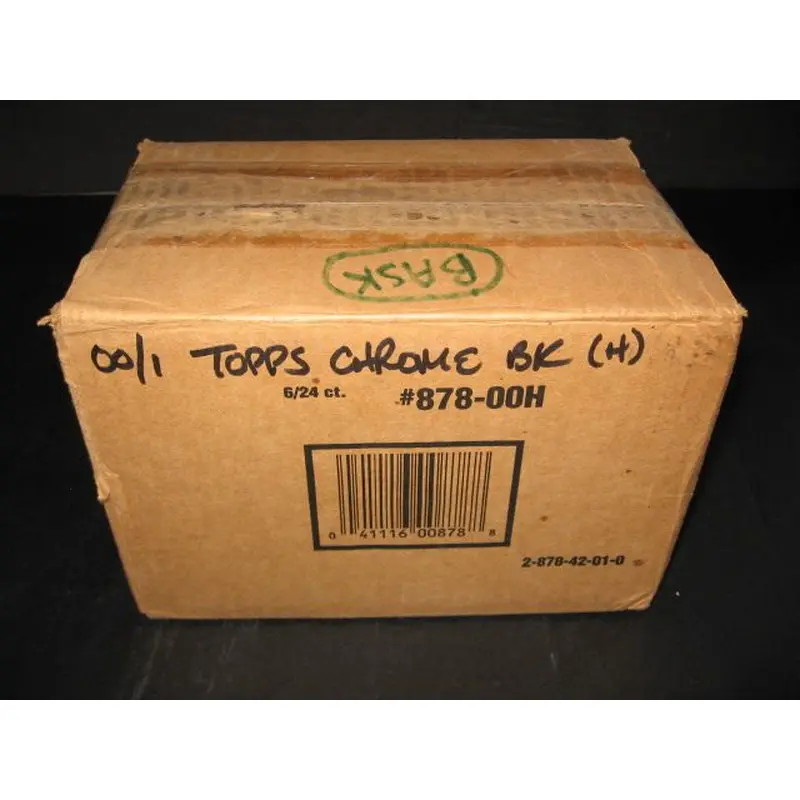 2000/01 Topps Chrome Basketball Case (Hobby) (6 Box)