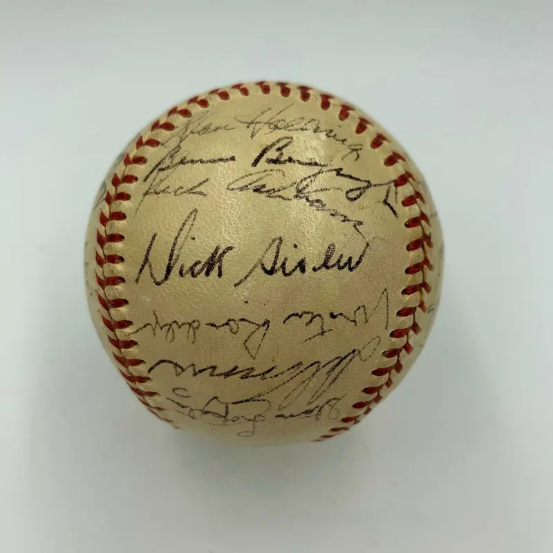 Extraordinary 1950 Philadelphia Phillies Team Signed Baseball Whiz Kids JSA COA