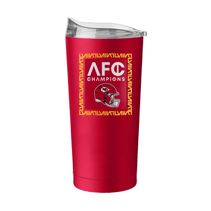 Kansas City Chiefs 20oz Conference Champs Powder Coat Tumbler