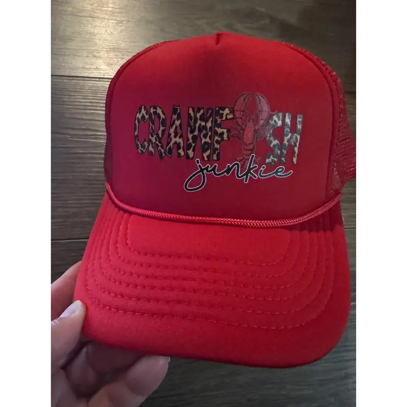 Crawfish Junkie Cap