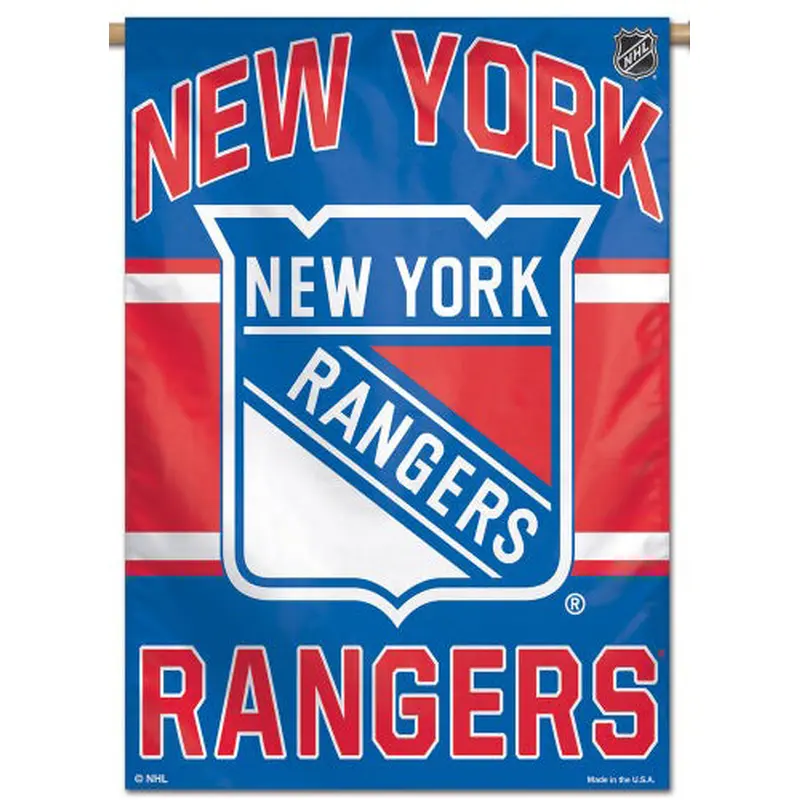 New York Rangers Official NHL Hockey Team Premium 28x40 Wall Banner - Wincraft Inc.