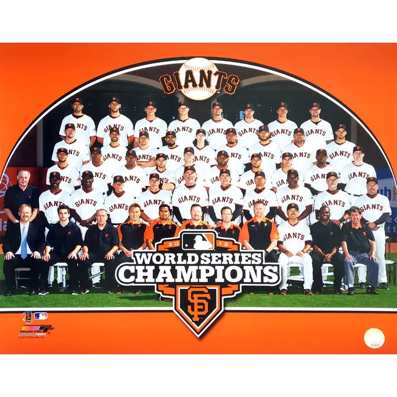 San Francisco Giants 2012 World Series Team Portrait - Photofile 16x20 Premium Print