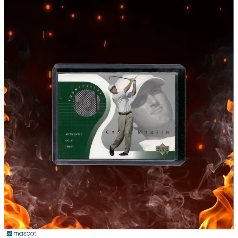 2001 Upper Deck Golf Casey Martin Tour Threads Relic #TT-MA